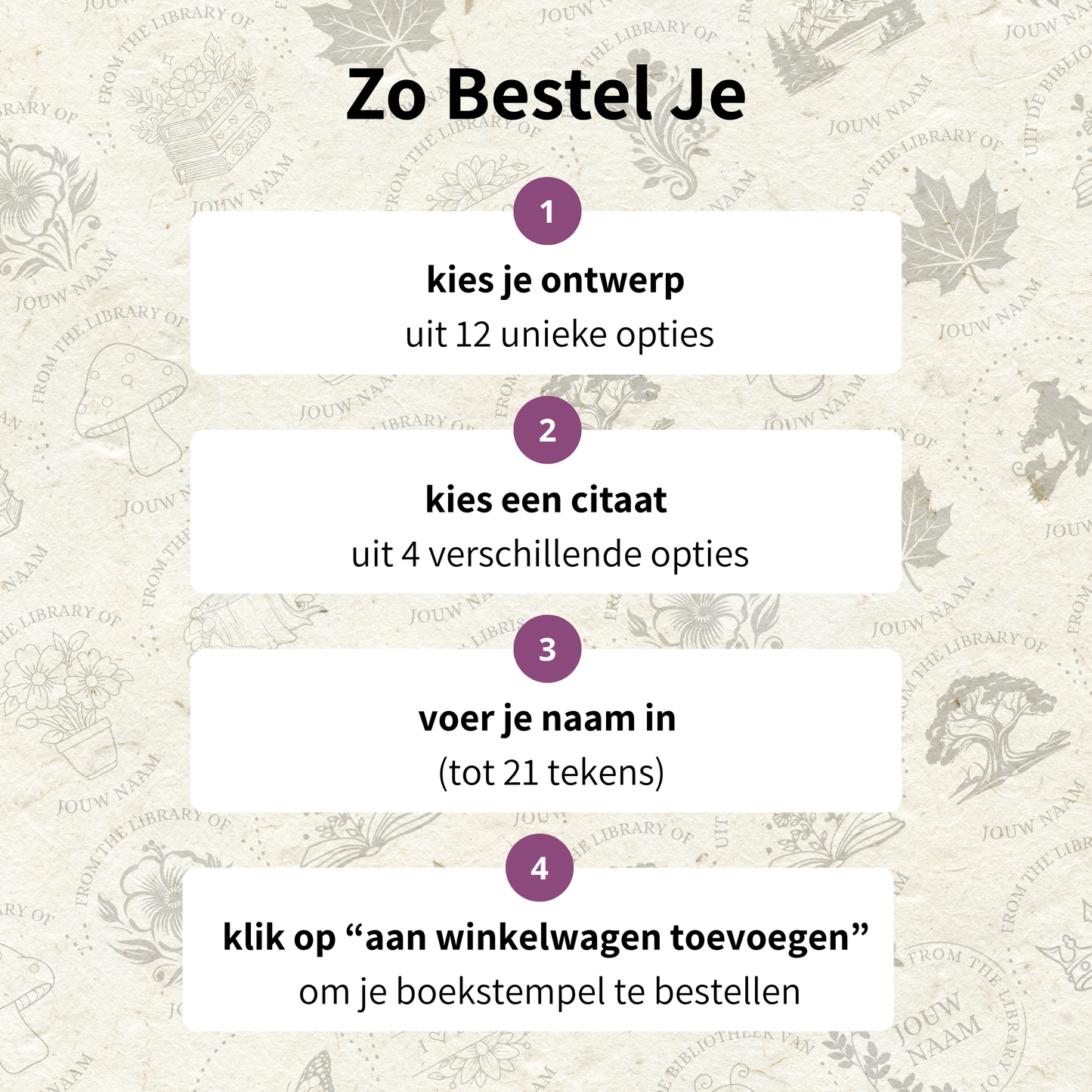 Extra Stempelkop (Natuur & Planten)
