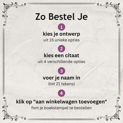 Spooky Persoonlijke Boekstempel