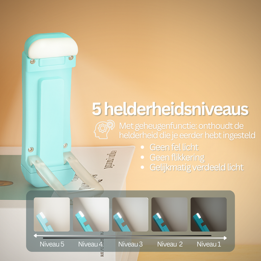 BoekenLicht – Slanke bladwijzer met leeslamp