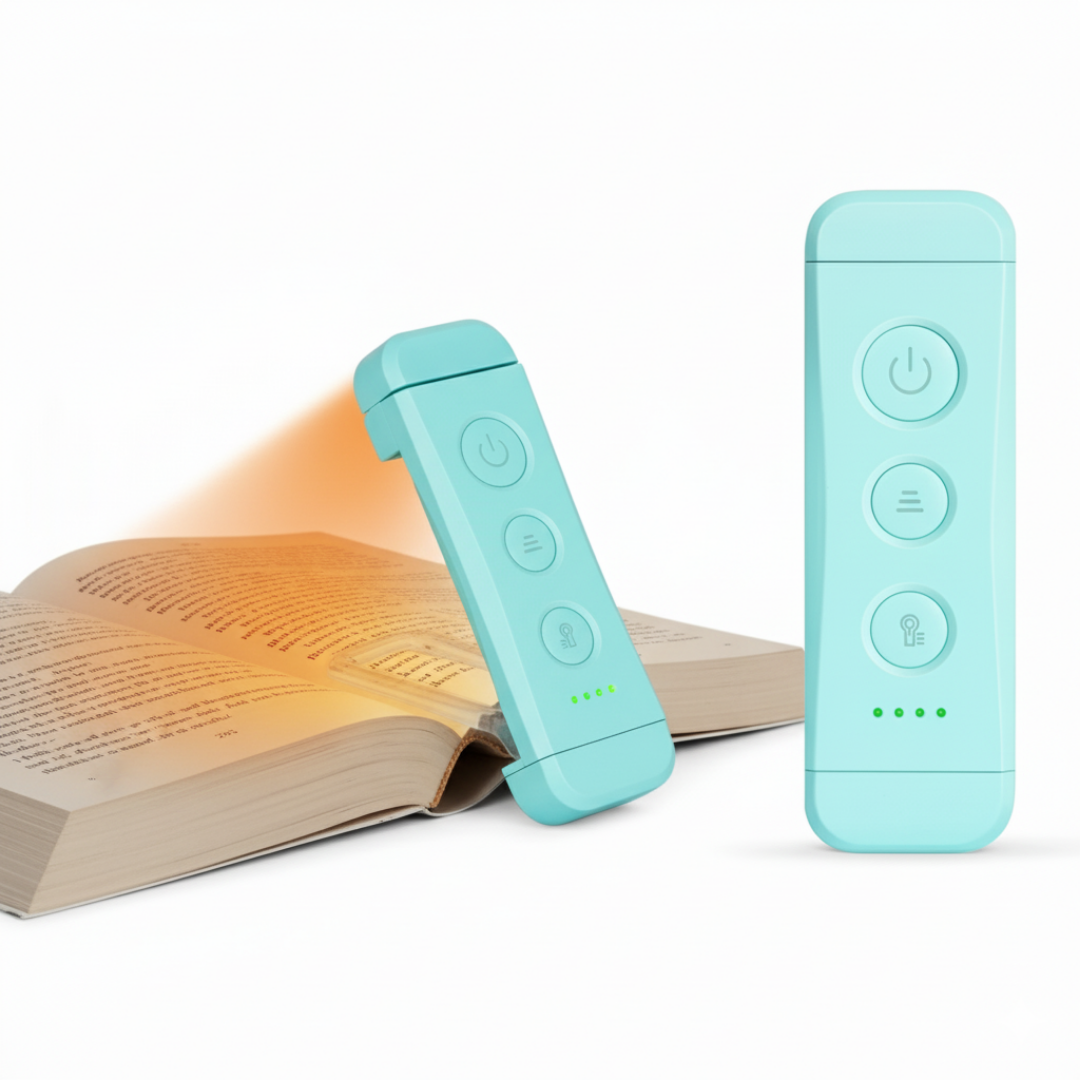 BoekenLicht – Slanke bladwijzer met leeslamp